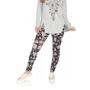 Women’s One World Black Printed Leggings